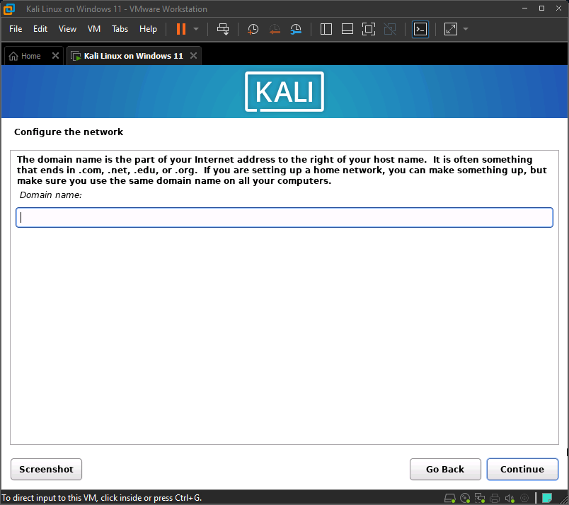 Configure the network