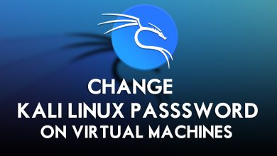How to Change Kali Linux Password of Kali Linux - Virtual Machine