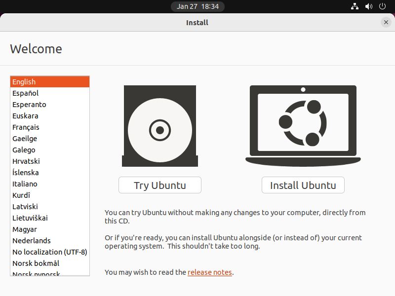 Install Ubuntu