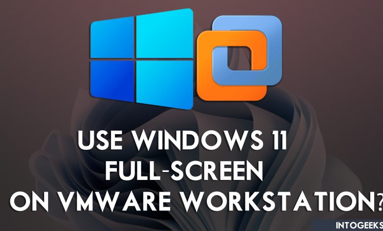 How to Use Windows 11 Full-Screen on VMware Workstation?