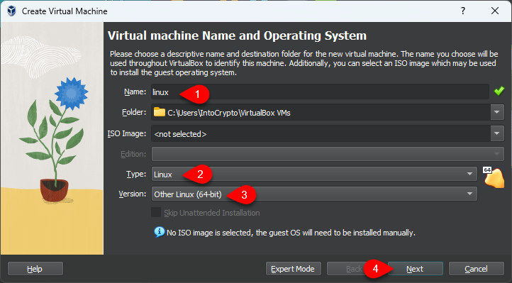 Virtual machine details