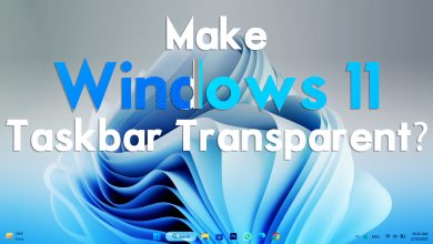 How to Make Windows 11 Taskbar Transparent?