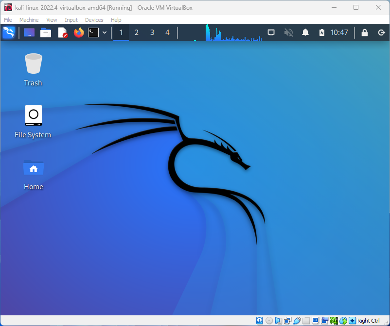 Kali Linux on VirtualBox