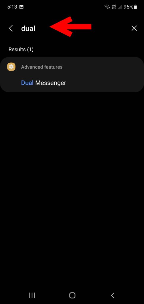 Search for Dual messenger