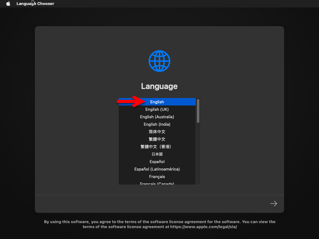 Select your language