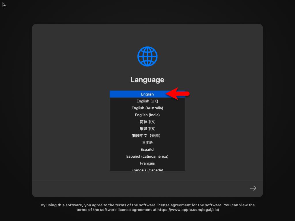 Select your language