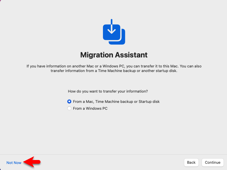 Migration assistant