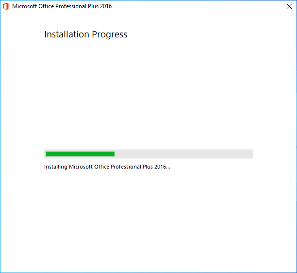 Installing Microsoft Office