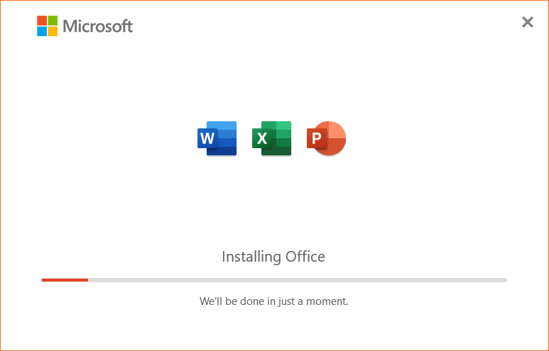 Installing Microsoft Office 2021