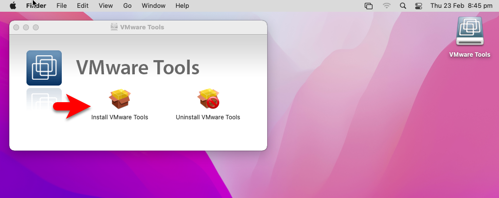 Install VMware Tools