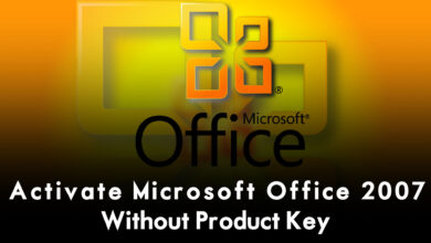 How to Activate Microsoft Office 2007 Without Product Key?