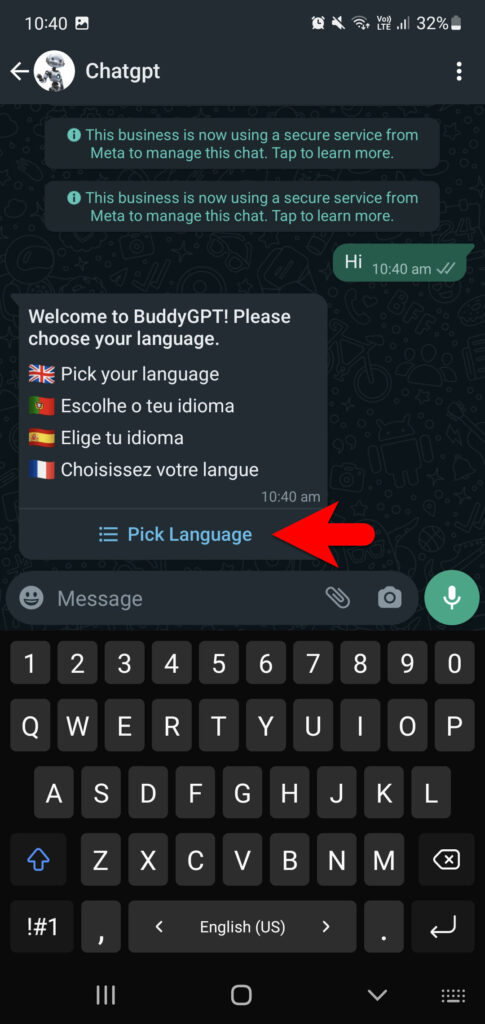 Pick Language