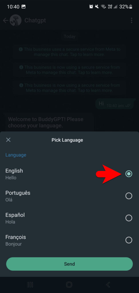 Select your language