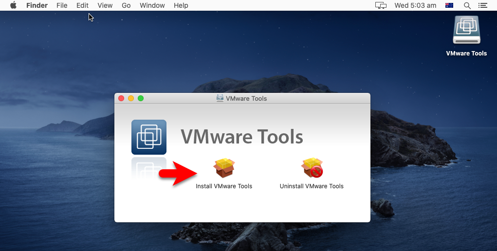 Install VMware Tools