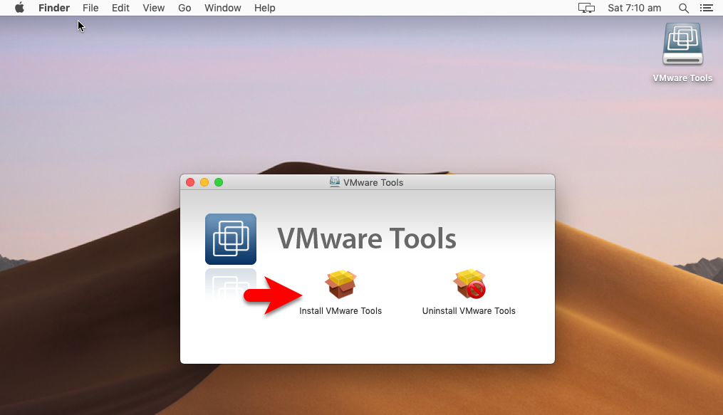 Install VMware Tools