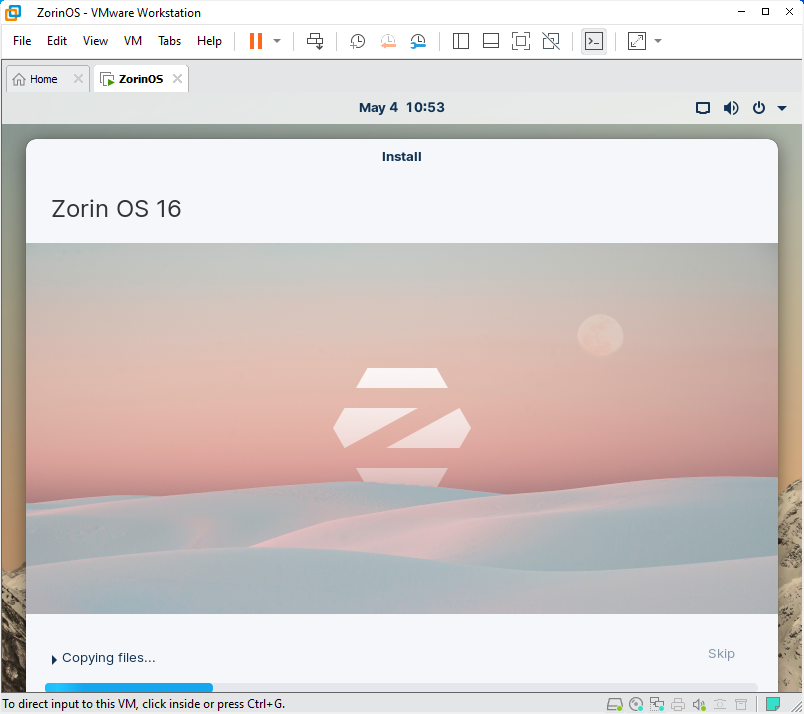 Installing Zorin OS