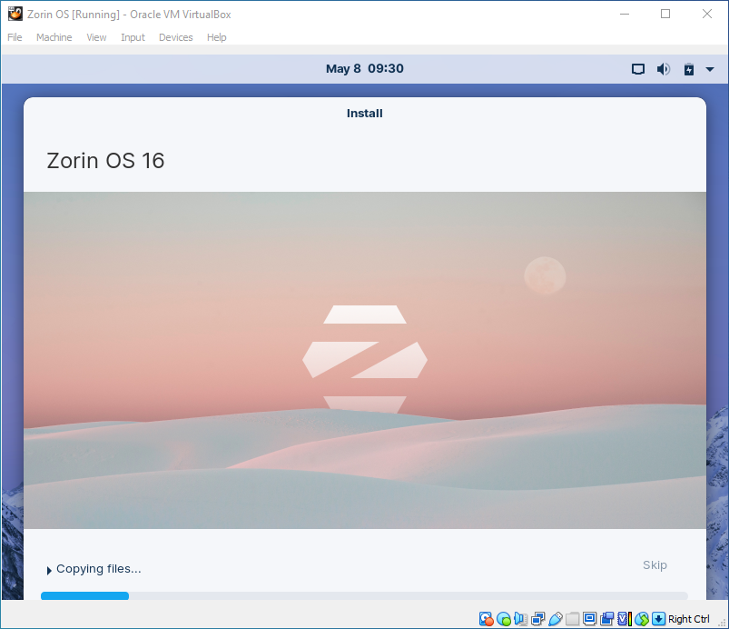 Installing Zorin OS