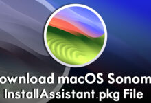 Download macOS Sonoma InstallAssistant.pkg File