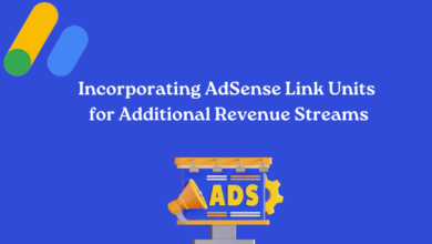 Incorporating AdSense Link Units for Additional Revenue Streams