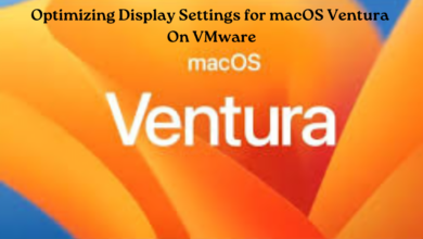 Optimizing Display Settings for macOS Ventura On VMware